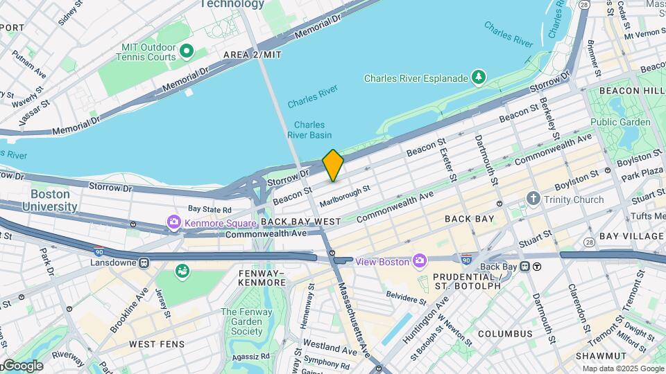 455 Beacon St, Unit 6 Map and Location Details