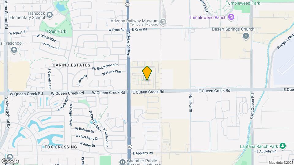 214 E Bluejay Dr Map and Location Details