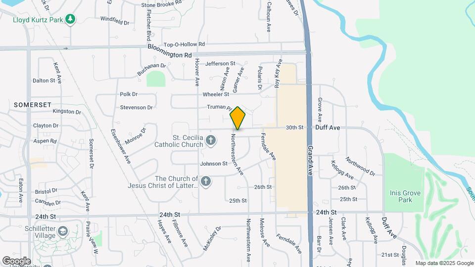 1119 Kennedy St Map and Location Details