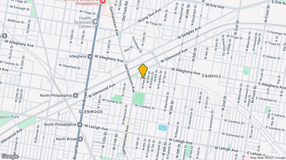 3068 N Percy St, Unit 1 Map and Location Details