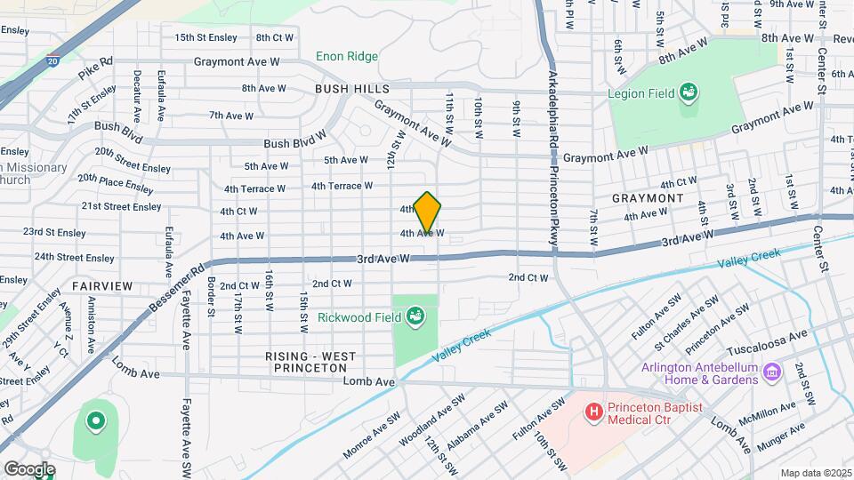 1109 4th Ave W Map and Location Details