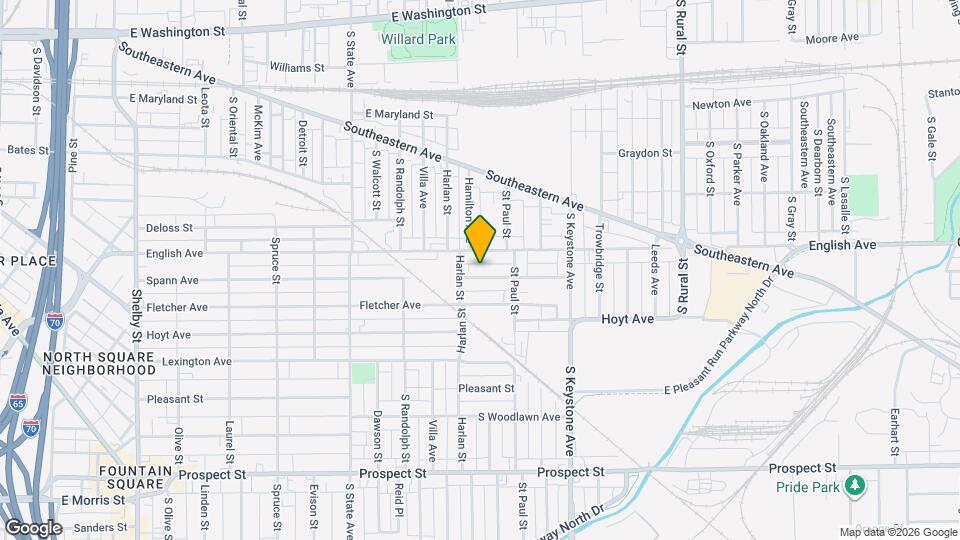 2130 Spann Ave Map and Location Details