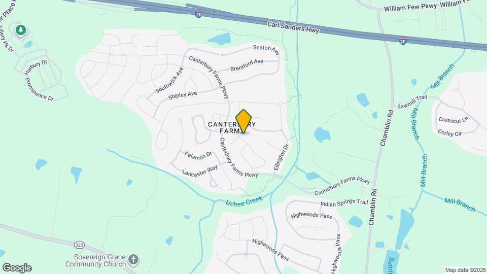 1977 Kenlock Dr Mapa y Detalles de la Ubicación