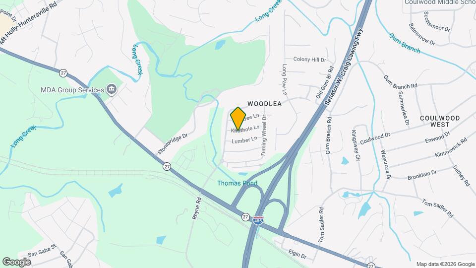 519 Knothole Ln Map and Location Details