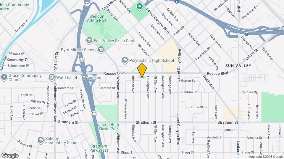 12329 Burton St Mapa y Detalles de la Ubicación