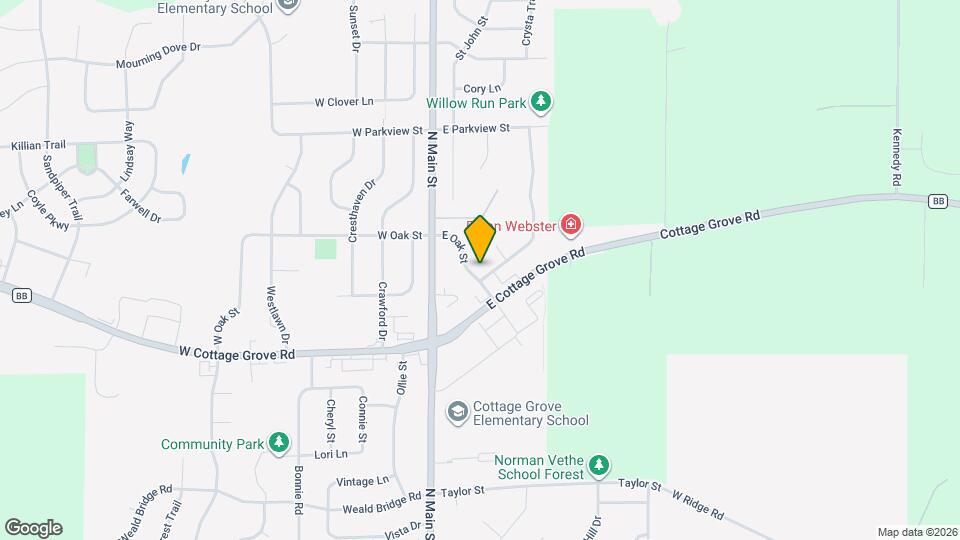 604 Oak St Map and Location Details