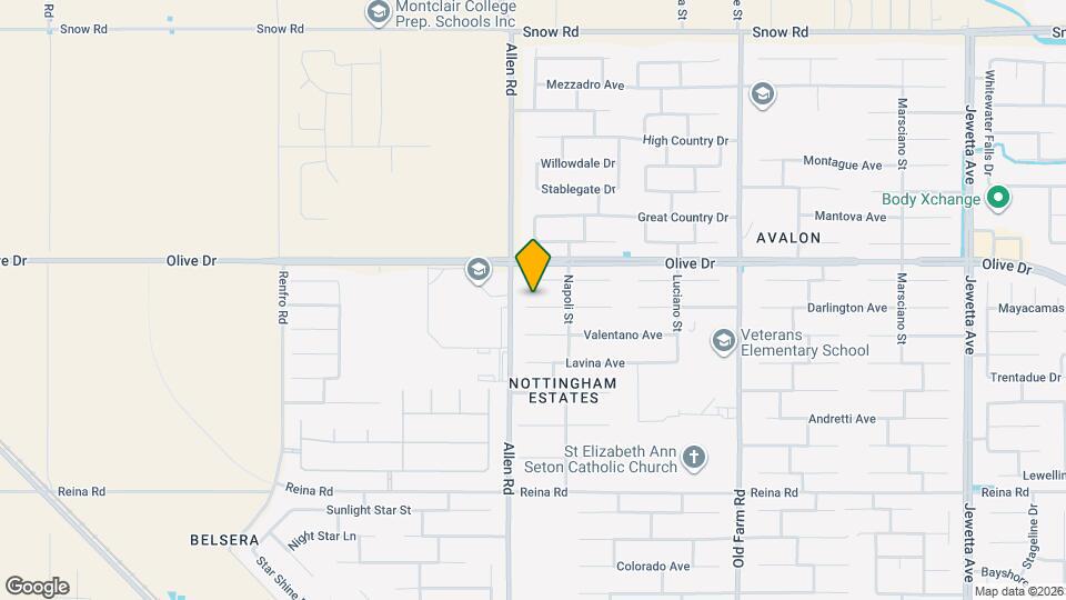 12810 Marradi Ave Map and Location Details