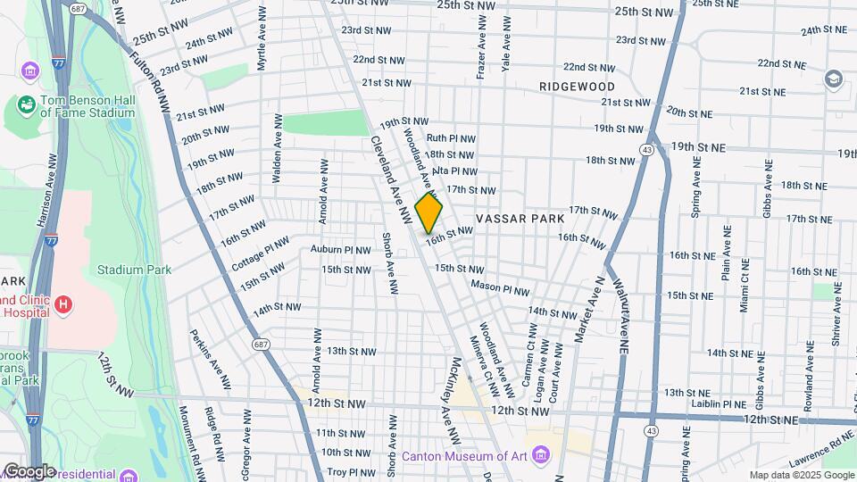 705 16th St NW Map and Location Details