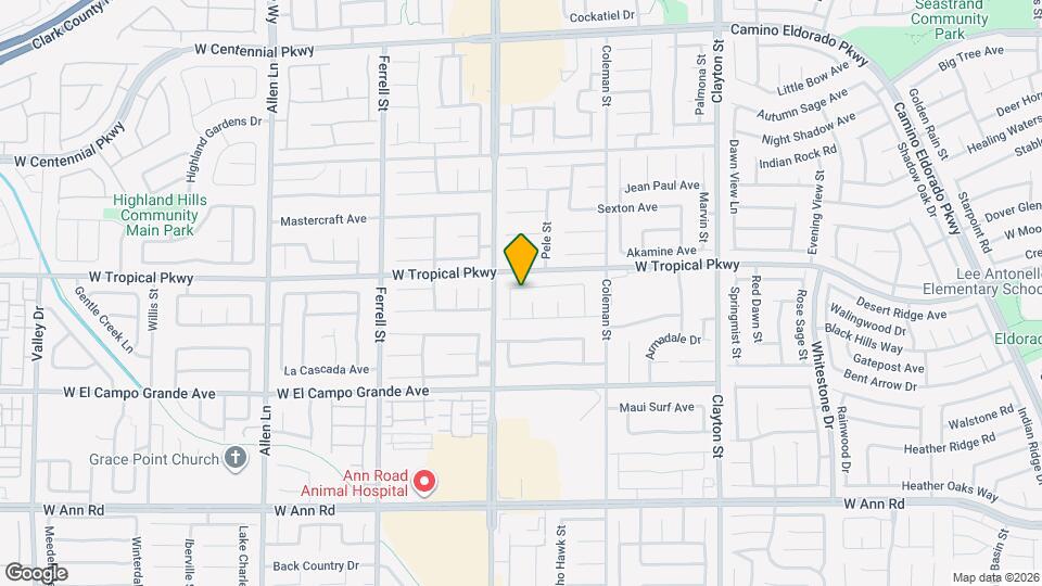 2801 Lava Rock Ave Map and Location Details