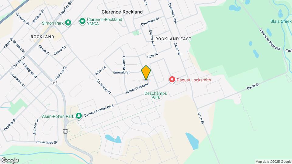 345 Jasper Crescent Map and Location Details