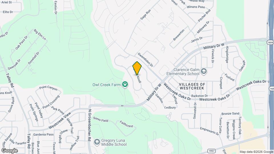 1340 Creek Knoll Map and Location Details