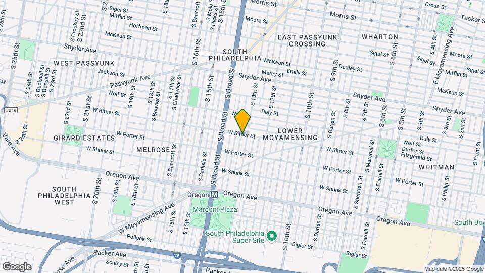 1308 W Ritner St Map and Location Details