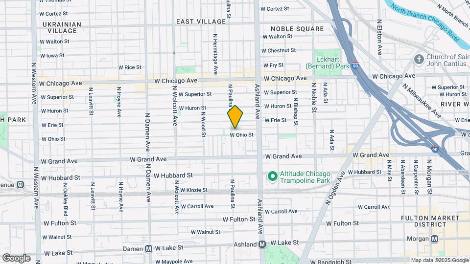 1654 W Ohio St Map and Location Details