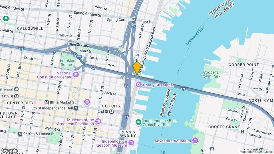 234 N Christopher Columbus Blvd-Unit -307 Map and Location Details