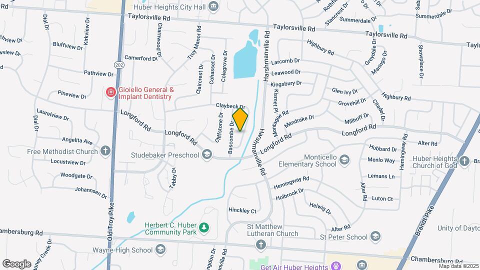 7045 Claybeck Dr Map and Location Details