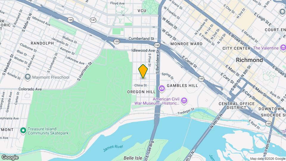 513 S Laurel St Map and Location Details