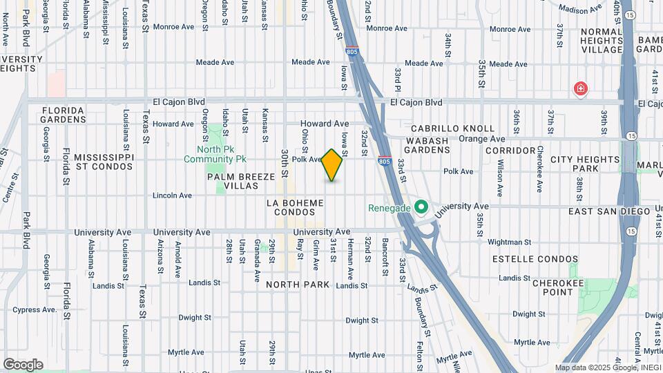4017-4023 Illinois St Map and Location Details
