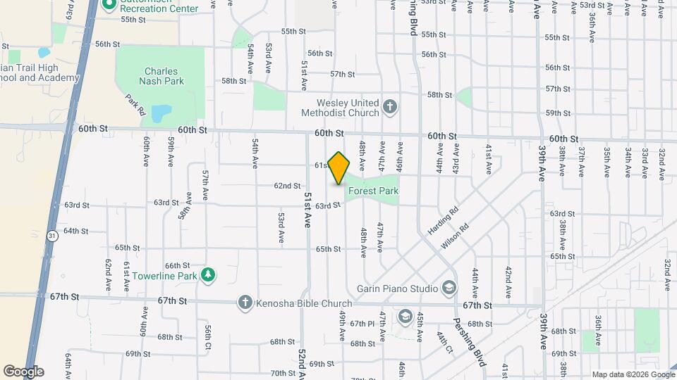 6130 49th Ave Mapa y Detalles de la Ubicación