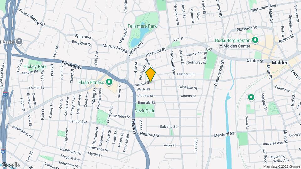 400 Charles St Map and Location Details