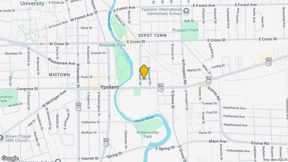 14 N River St Map and Location Details