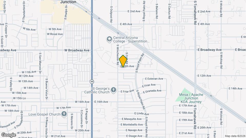 483 E 10th Ave Map and Location Details