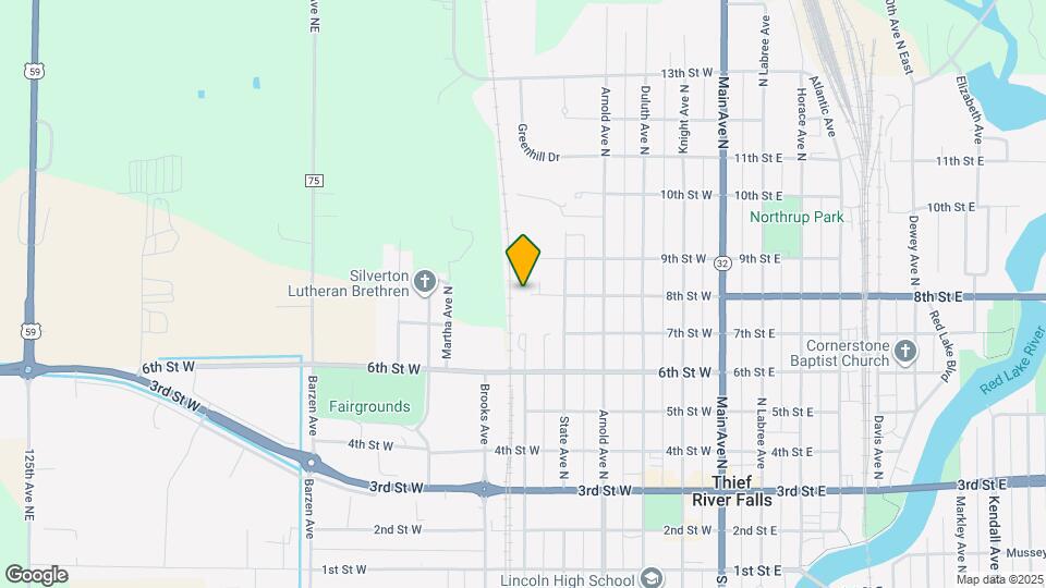 550 8th St W Map and Location Details