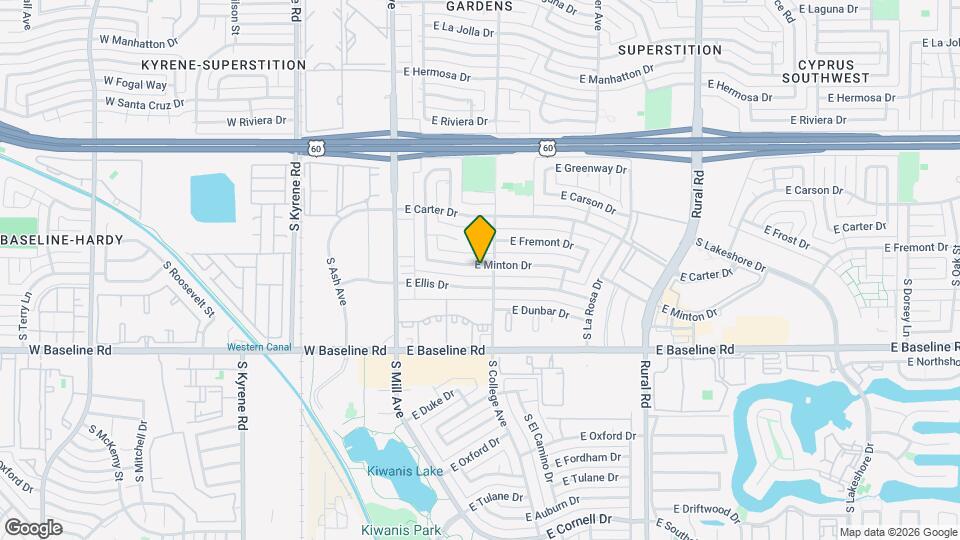 225 E Minton Dr Map and Location Details