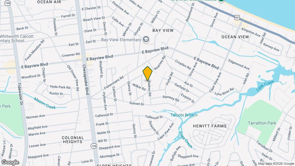 8455 Radnor Rd Mapa y Detalles de la Ubicación