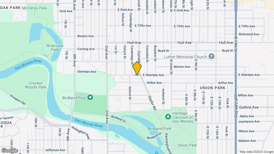 221 E Sheridan Ave Map and Location Details