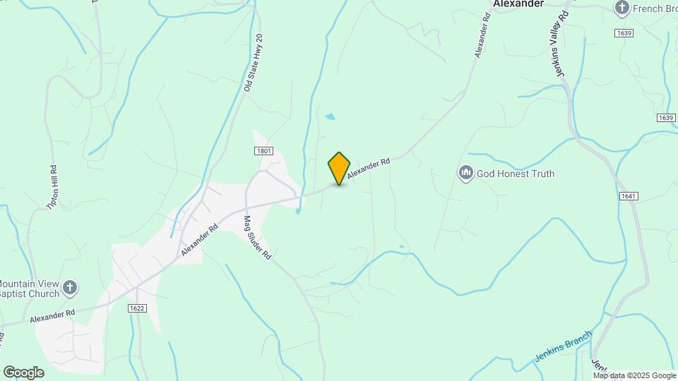 314 Alexander Rd Map and Location Details