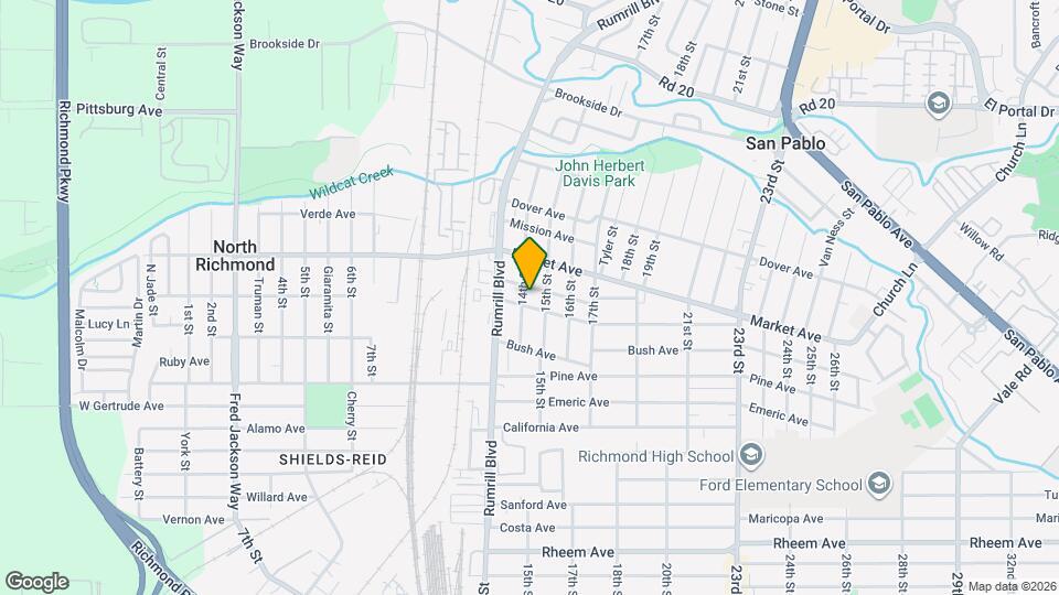 1712 14th St Mapa y Detalles de la Ubicación