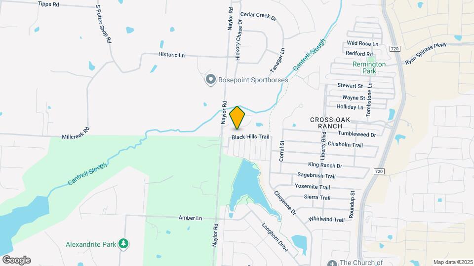 8121 Black Hills Trail Map and Location Details