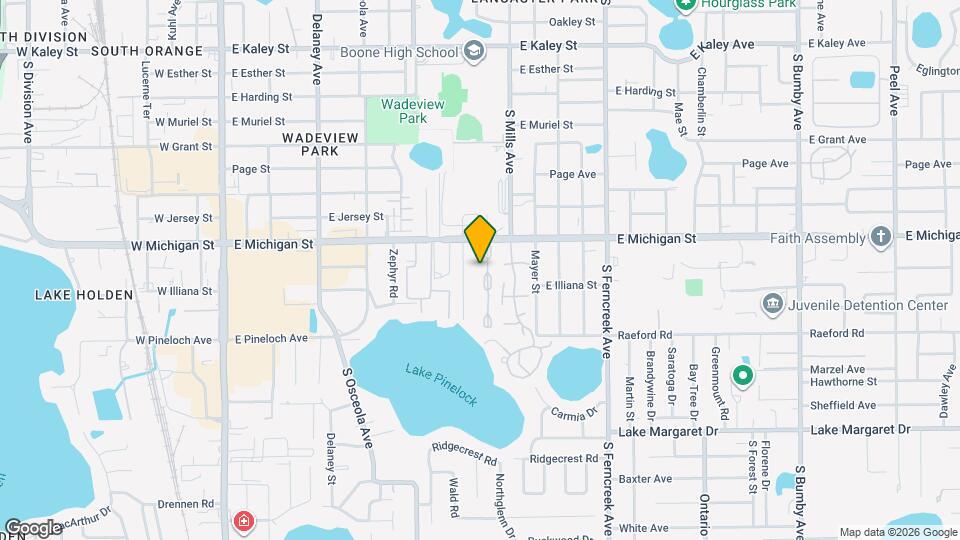 958 E Michigan St Map and Location Details