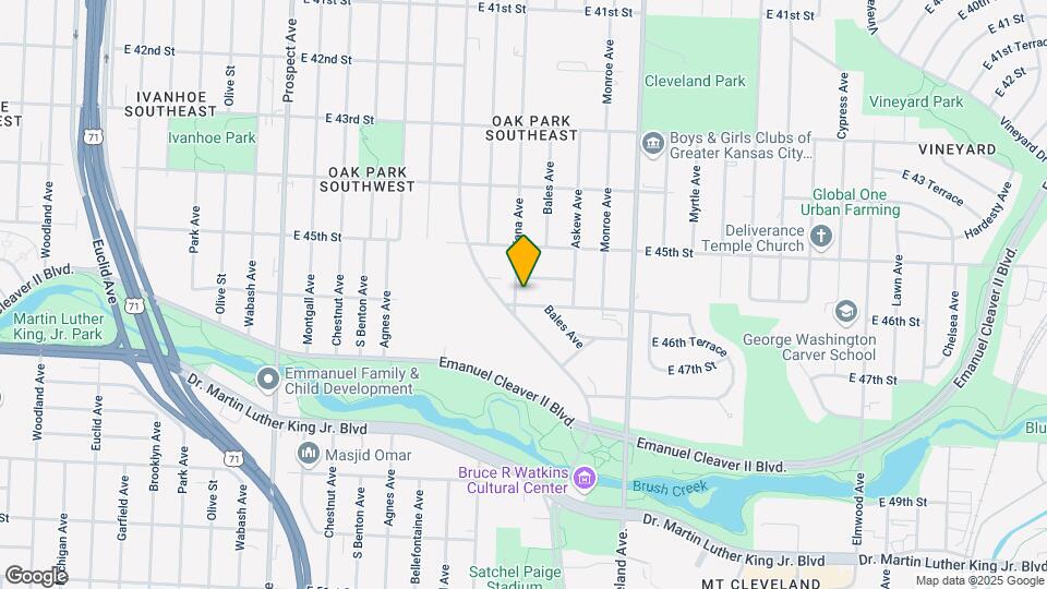 4545 Indiana Ave Map and Location Details