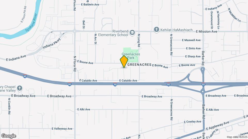 1110 N Davis Ln Map and Location Details