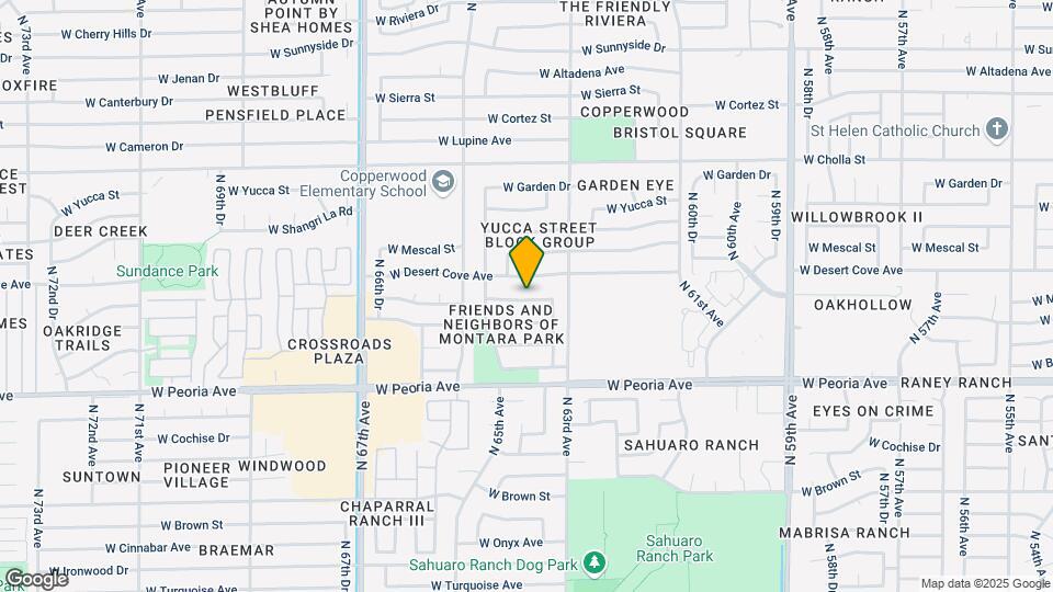 6340 W Mercer Ln Map and Location Details