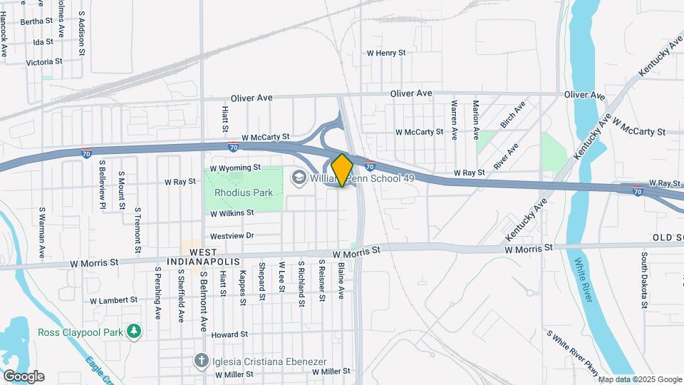 1027 Blaine Ave Map and Location Details