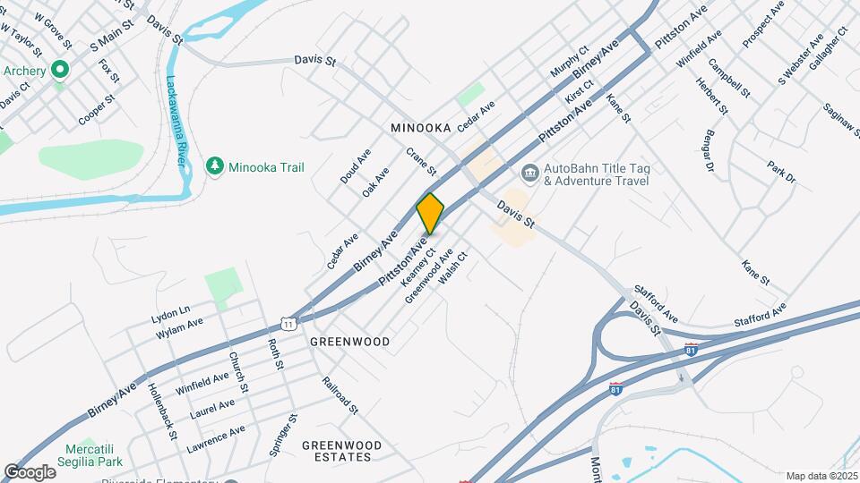 3245-3247 Pittston Ave Mapa y Detalles de la Ubicación