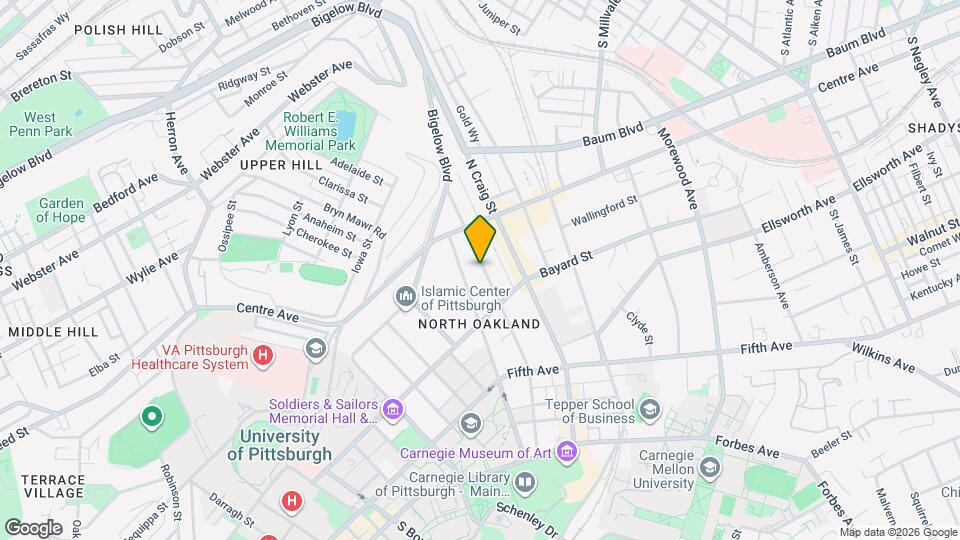 245 N Dithridge St Mapa y Detalles de la Ubicación