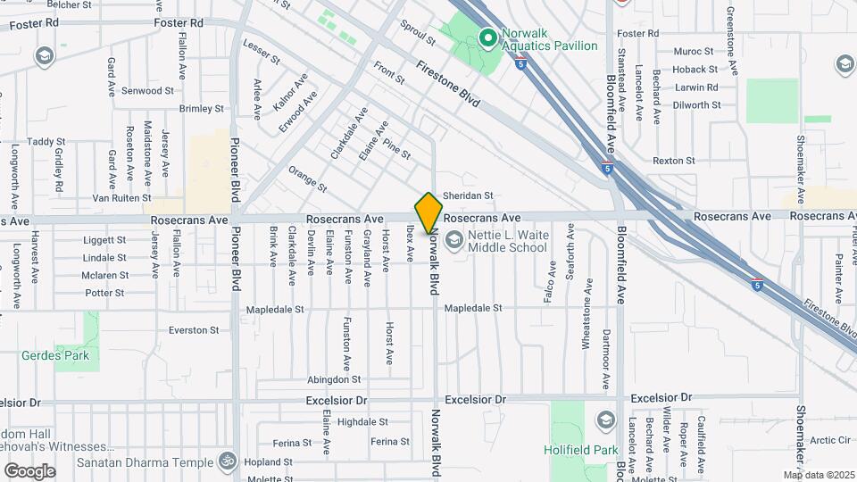 14335 Norwalk Blvd Map and Location Details