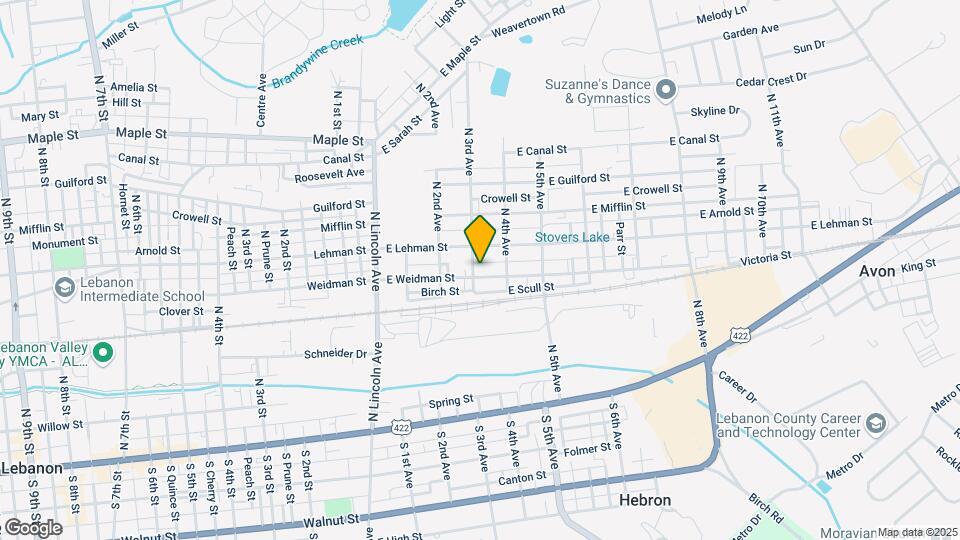301 E Weidman St Map and Location Details