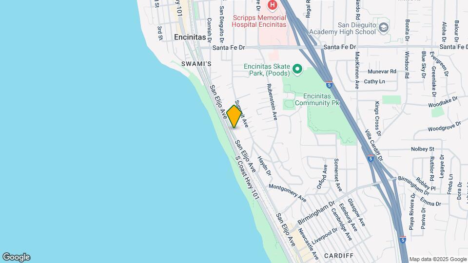 1533 San Elijo Ave Mapa y Detalles de la Ubicación