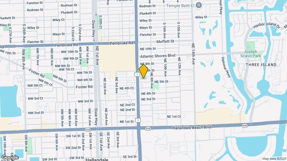 619 NE 5th St Map and Location Details