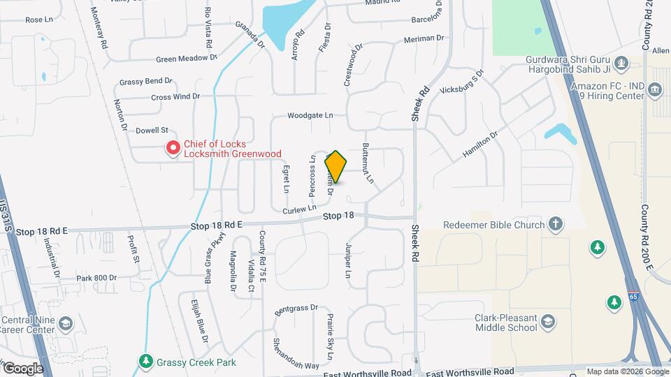 1485 Bluestem Dr Map and Location Details