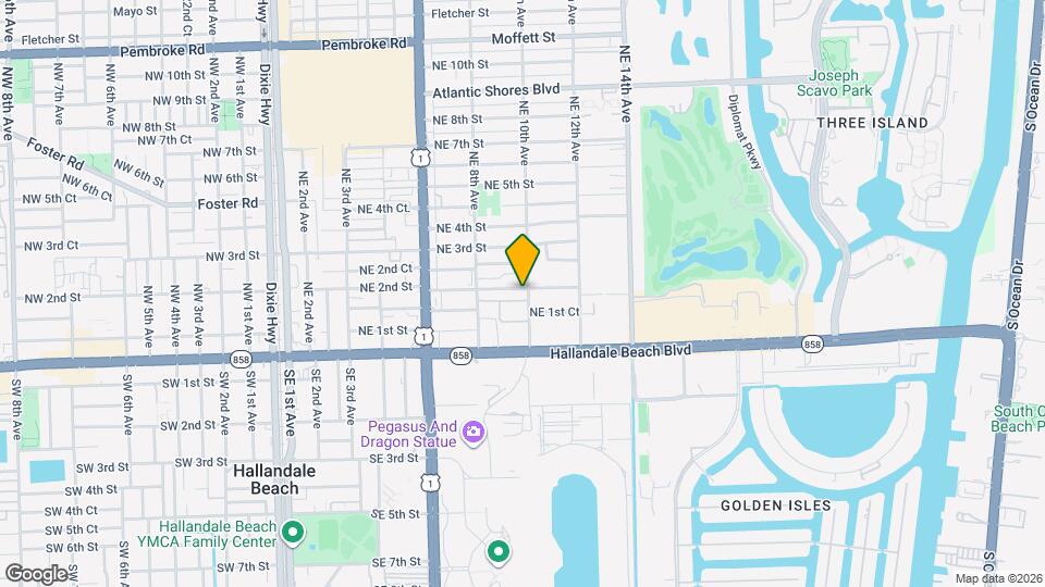 916 NE 2nd St Map and Location Details