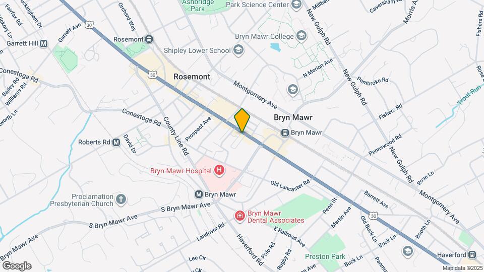 834 W Lancaster Ave Map and Location Details