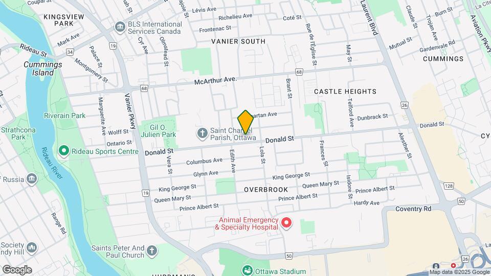 329 Donald St Map and Location Details