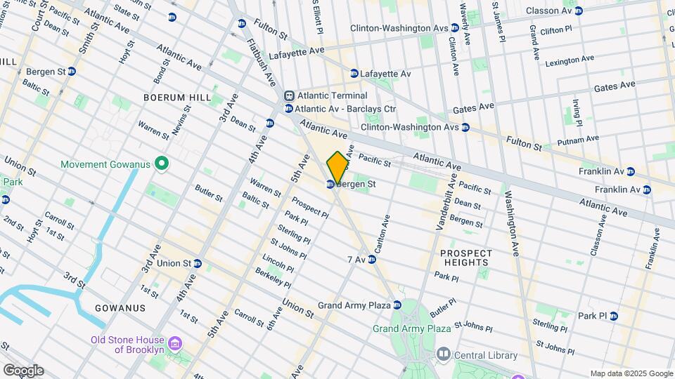 245 Flatbush Ave Map and Location Details