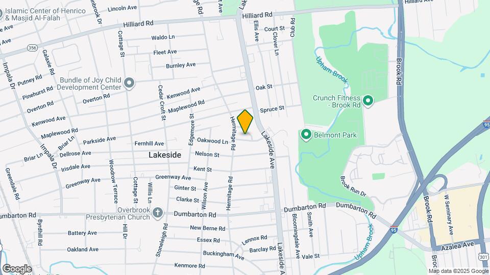 2116 Oakwood Ln Map and Location Details