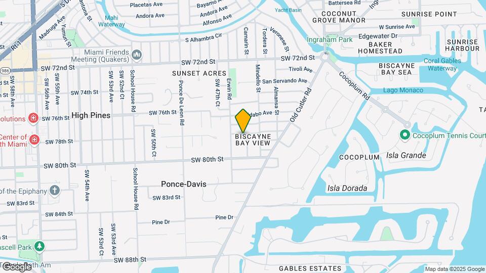730 Tiziano Ave Map and Location Details